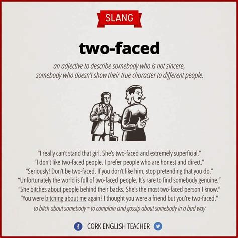 Two Faced Meaning