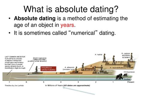 two general categories of dating are absolute and