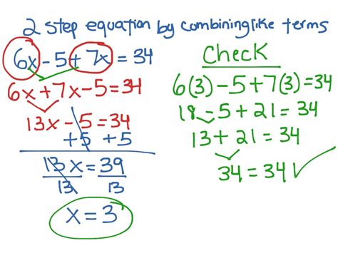 Two Step Equations Combining Like Terms Worksheet Answers Two Step Equations In Words Worksheet - Two Step Equations In Words Worksheet