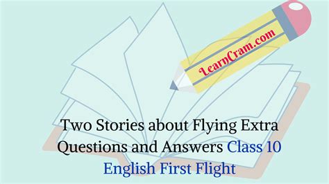 Two Stories About Flying Extra Questions And Answers