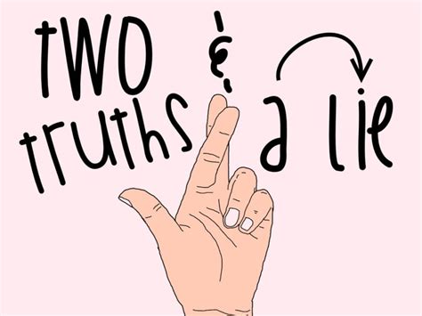 Two Truths And A Lie Game With Free Two Truths And A Lie Worksheet - Two Truths And A Lie Worksheet