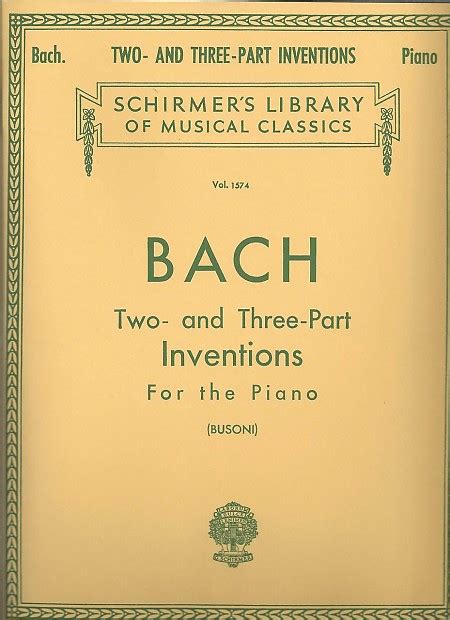 Read Two And Three Part Inventions Piano Solo 