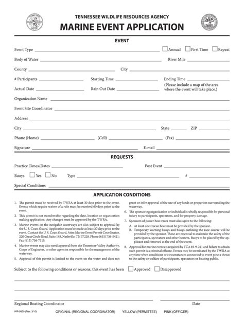 Twra Boat Registration