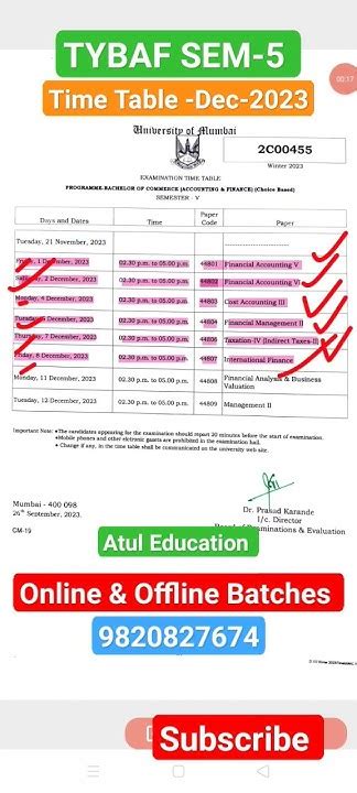 tybaf sem 5