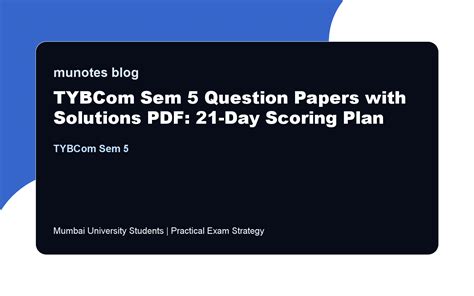Tybcom Papers Solution