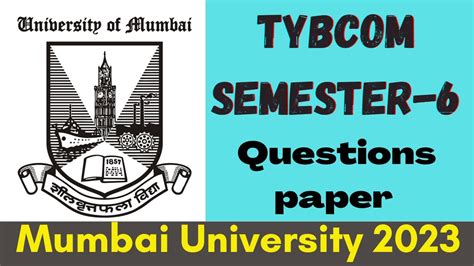 Download Tybcom University Question Papers Of Mumbai 