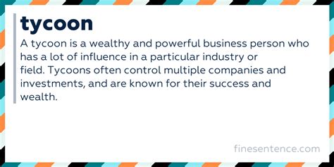 Tycoon Meaning