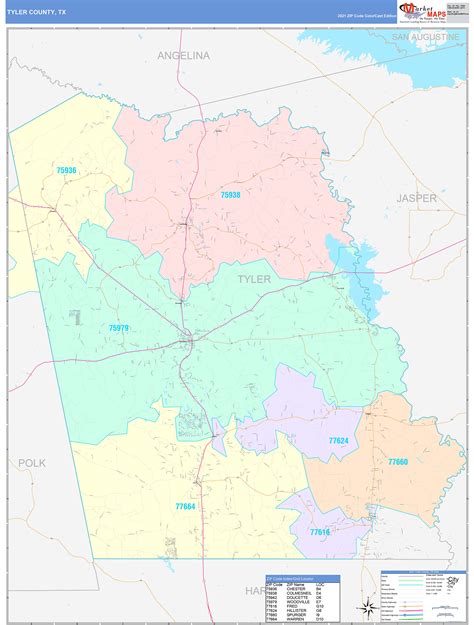 tyler texas map