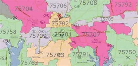tyler texas zip codes