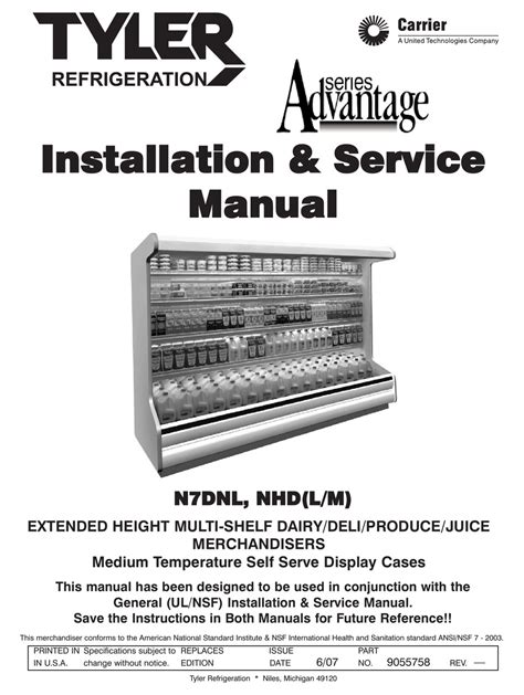 Read Online Tyler Refrigeration Parts Manual File Type Pdf 