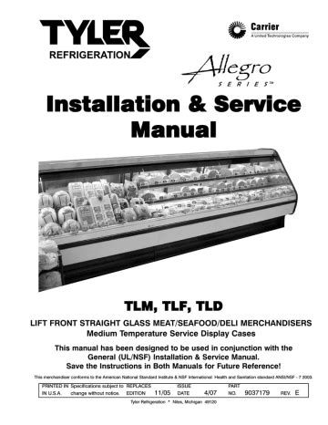 Read Tyler Refrigeration Parts Manual File Type Pdf 