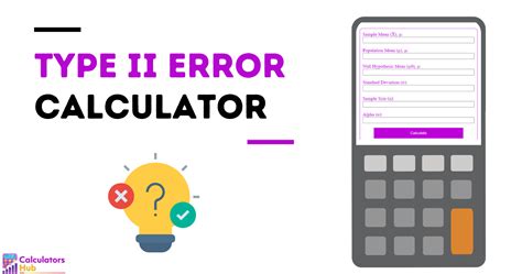 Type 2 Error Calculator