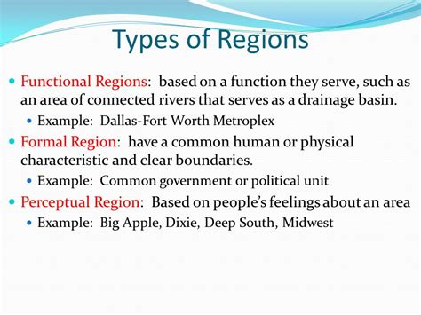 Type Region