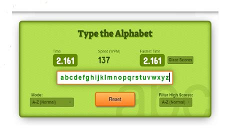 Type The Alphabet Speedtypingonline Abcd Writing - Abcd Writing