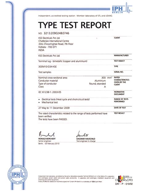 Read Type Test Report Abb Group 