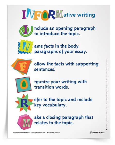 Types And Characteristics Of Informative Writing Sophia Elements Of Informative Writing - Elements Of Informative Writing