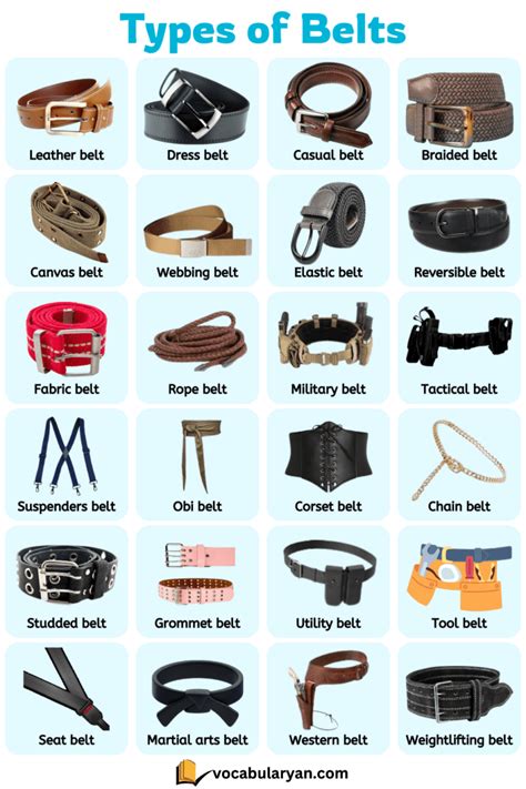 Types Of Belts