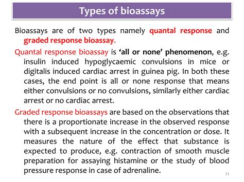 Types Of Bioassay