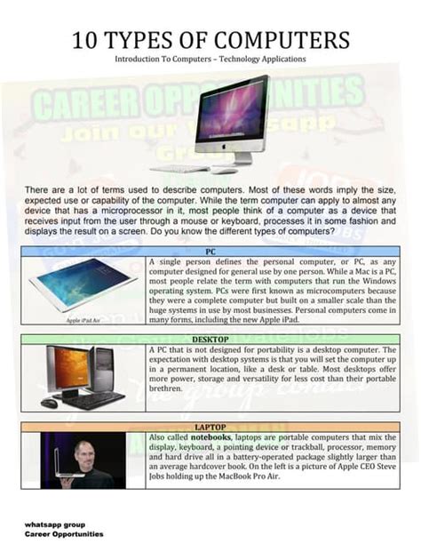 Types Of Computers Pdf
