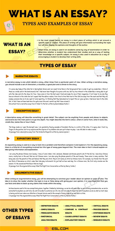Types Of Essay