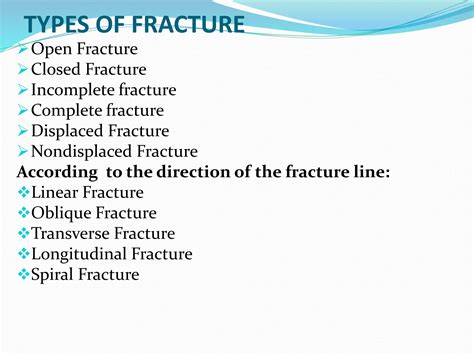 Types Of Fracture Ppt