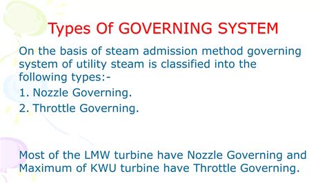 Types Of Governing