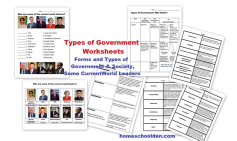 Types Of Governments Worksheets World Leaders Currently Types Of Governments Worksheet - Types Of Governments Worksheet