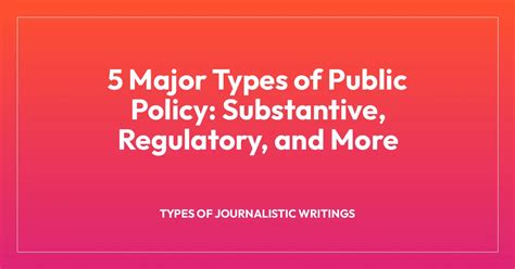 Types Of Policy