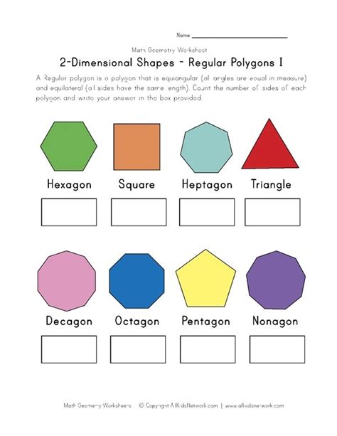 Types Of Polygons Worksheet   Type Of Polygon Worksheet For Preschool Kindergarten Kids - Types Of Polygons Worksheet