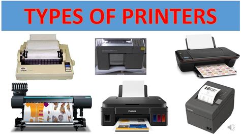 Types Of Printers