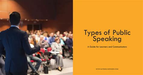 Types Of Speaking