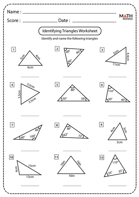 Types Of Triangles Worksheet Live Worksheets Types Of Triangle Worksheet - Types Of Triangle Worksheet