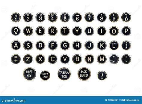 Typewriter Key 4 4
