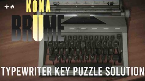 Typewriter Kona 2
