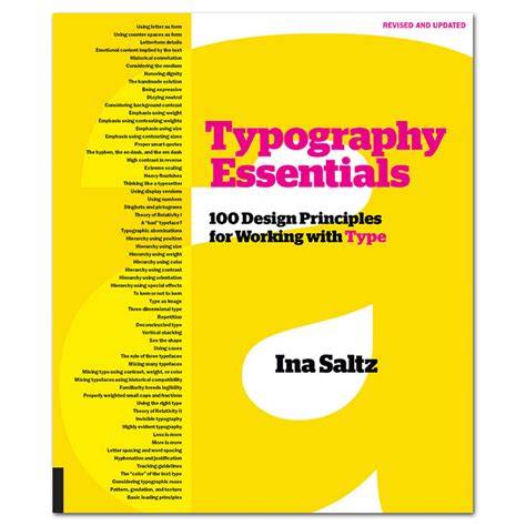 typography essentials revised and updated 100 des