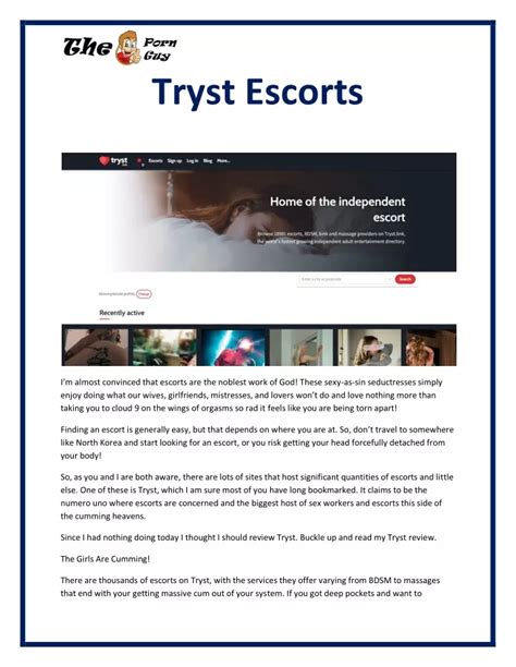 Tyrst Escorts
