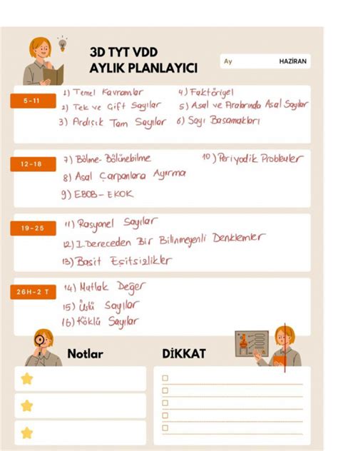 Tyt çalışma Programı 2024