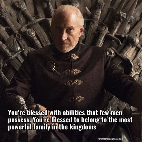 Tywin Lannister Quote