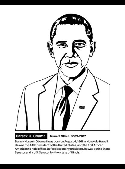 U S President Barack Obama Coloring Page Crayola Barack Obama Coloring Page - Barack Obama Coloring Page