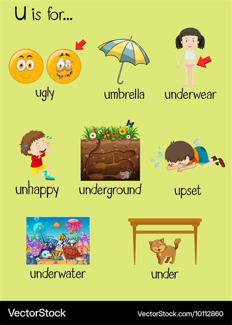 U Words For Kids Engaging Activities In Kindergarten Preschool Words That Start With K - Preschool Words That Start With K
