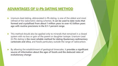 u-pb dating method