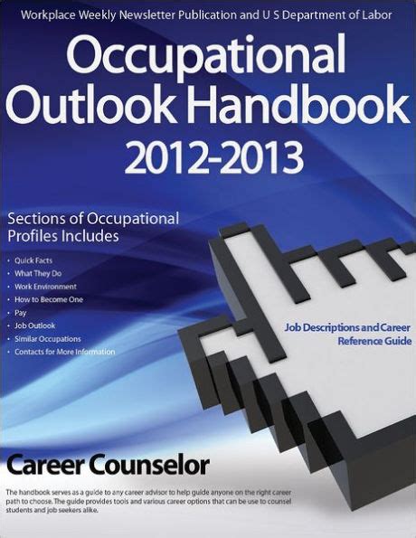Read U S Department Of Labor Occupational Outlook Handbook 2012 13 Edition 