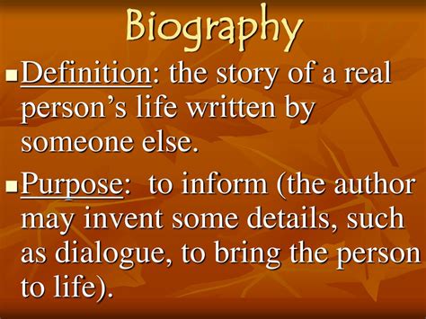uaral biography definition