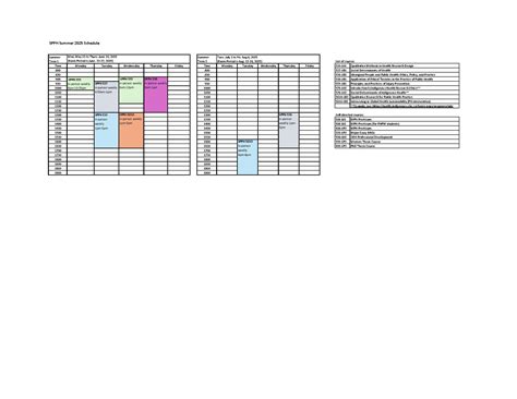 Ubc Course Schedule