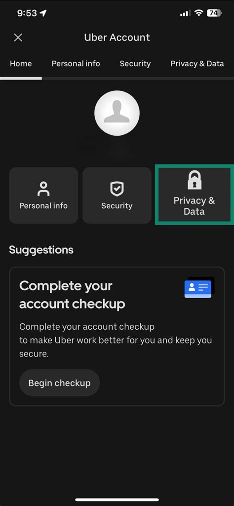 Uber Remove Account