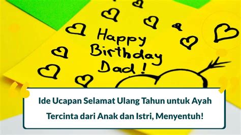 Ucapan Ultah Untuk Ayah