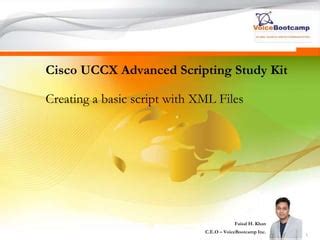 uccx scripting faisal khan biography