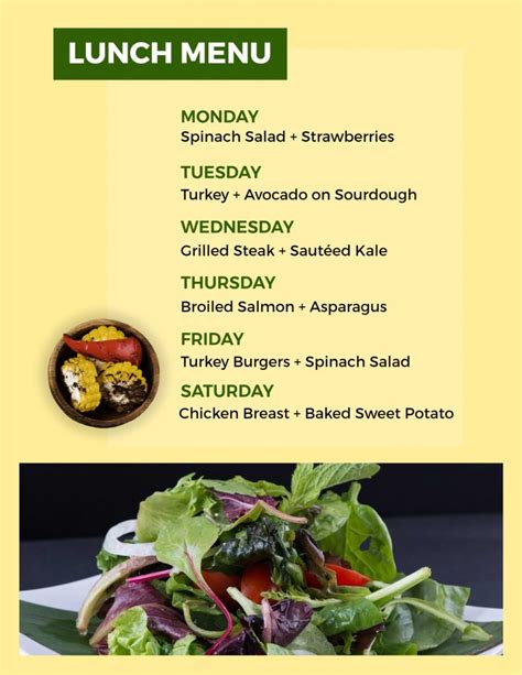 Ucfsd Lunch Menu
