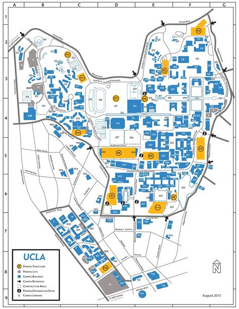 ucla california map