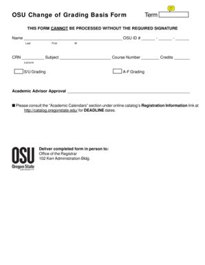 Ucr Grading Basis Change